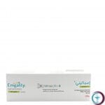 علبة كرتونية وقلم حقن معبأ مسبقاً لدواء ايمجاليتي 120 mg Emgality المتاحة للشحن الطبي الموثوق من صيدلية اونكولوجيست في السعودية والرياض.