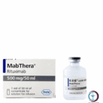 علبة كرتونية وقارورة دواء مابثيرا 500 mg / 50 ml MabThera المتاحة للشحن الطبي الموثوق في السعودية والرياض.