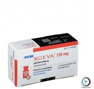 عبوة كرتونية بيضاء وحمراء لحقن إكسجيفا 120 mg المتاحة للشحن الطبي الموثوق في السعودية والرياض.