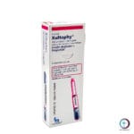 علبة كرتونية بيضاء وقلم حاقن لدواء زلتوفاي 100 وحدة / 3.6 mg Xultophy المتاح للشحن الطبي الموثوق في السعودية والرياض.