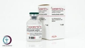 علبة كرتونية بيضاء وزرقاء لحقن أدسيترس 50 mg المتاحة للشحن الطبي الموثوق في السعودية والرياض.