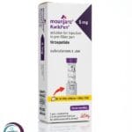 علبة كرتونية بيضاء وبنفسجية لقلم حقن مونجارو 5 mg المتاح للشحن الطبي الموثوق في السعودية والرياض.