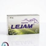 علبة كرتونية فضية وخضراء عليها صورة حصان لأقراص ليجام 30 mg المتاحة للشحن الطبي الموثوق في السعودية والرياض.