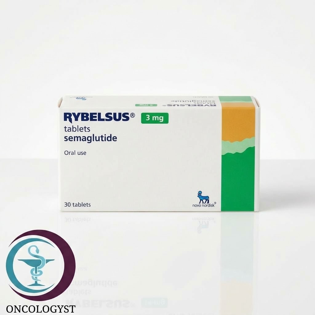 86c0ba2e-06d2-4138-b109-7fe417b97972 علبة كرتونية بيضاء وشريط أخضر لأقراص دواء ريبلسوس 3 mg Rybelsus من شركة نوفو نورديسك بعدد 30 قرصًا فمويًا للشحن في السعودية والرياض.