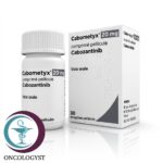 علبة كرتونية بيضاء وزرقاء وعبوة بلاستيكية لأقراص كابوميتيكس 20 mg Cabometyx من شركة إيبسن بعدد 30 قرصاً للشحن في السعودية والرياض[cite: 29].